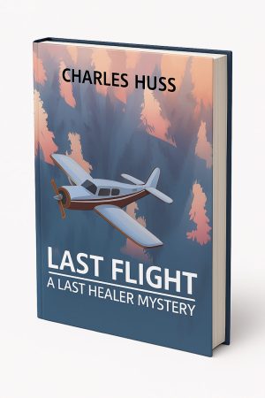 Last Flight - In book four of the Last Healer Mysteries series, Katie and Joe witness the deadly crash of a prototype aircraft and save the life of one of its occupants. After Joe discovers evidence of sabotage, Katie insists she is capable of investigating the crime despite being almost nine months pregnant.

Someone planted an explosive device in the aircraft, killing the company’s founder and jeopardizing the struggling startup’s future. Was the attack meant to destroy the company, or was it something more personal? As Katie and Joe hit one dead end after another, they learn the killer isn't finished.

With time running out, they race to save the next victim, but with people dying, a murderer on the loose, and Katie in labor, what's a Healer to do?